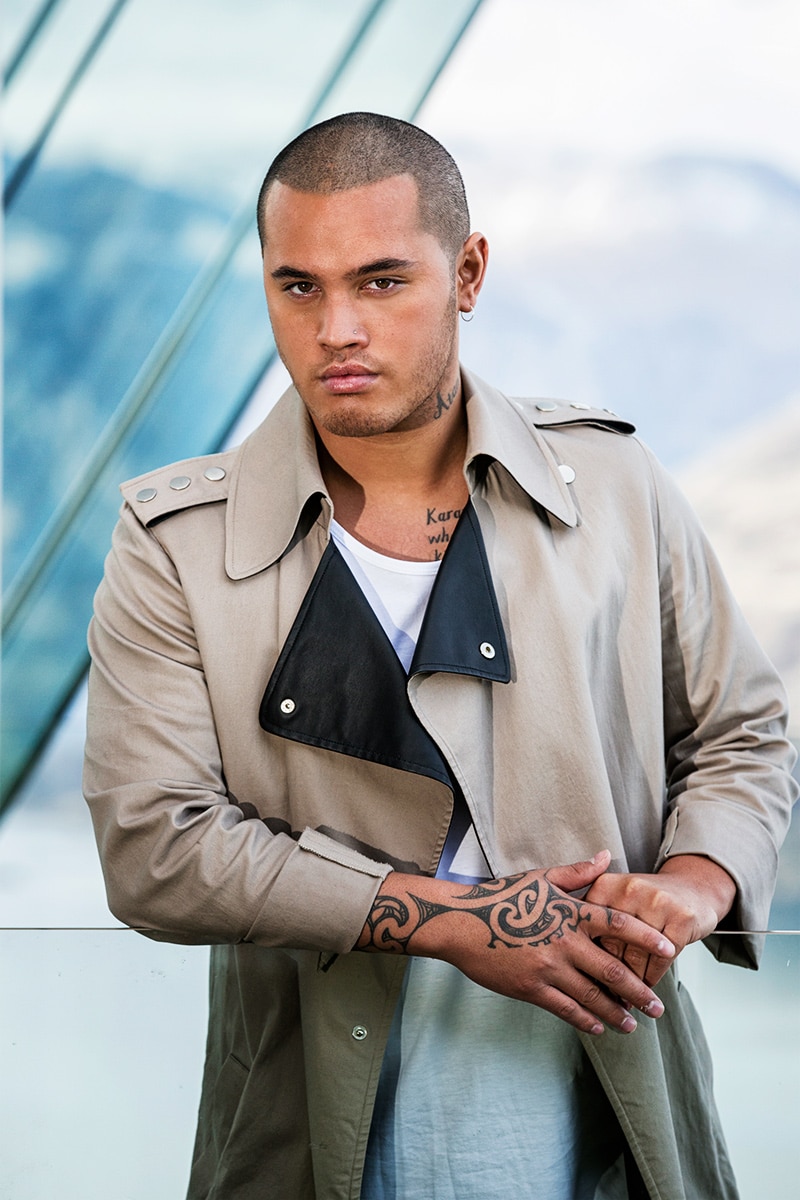 Portrait of NZ musician and actor Stan walker