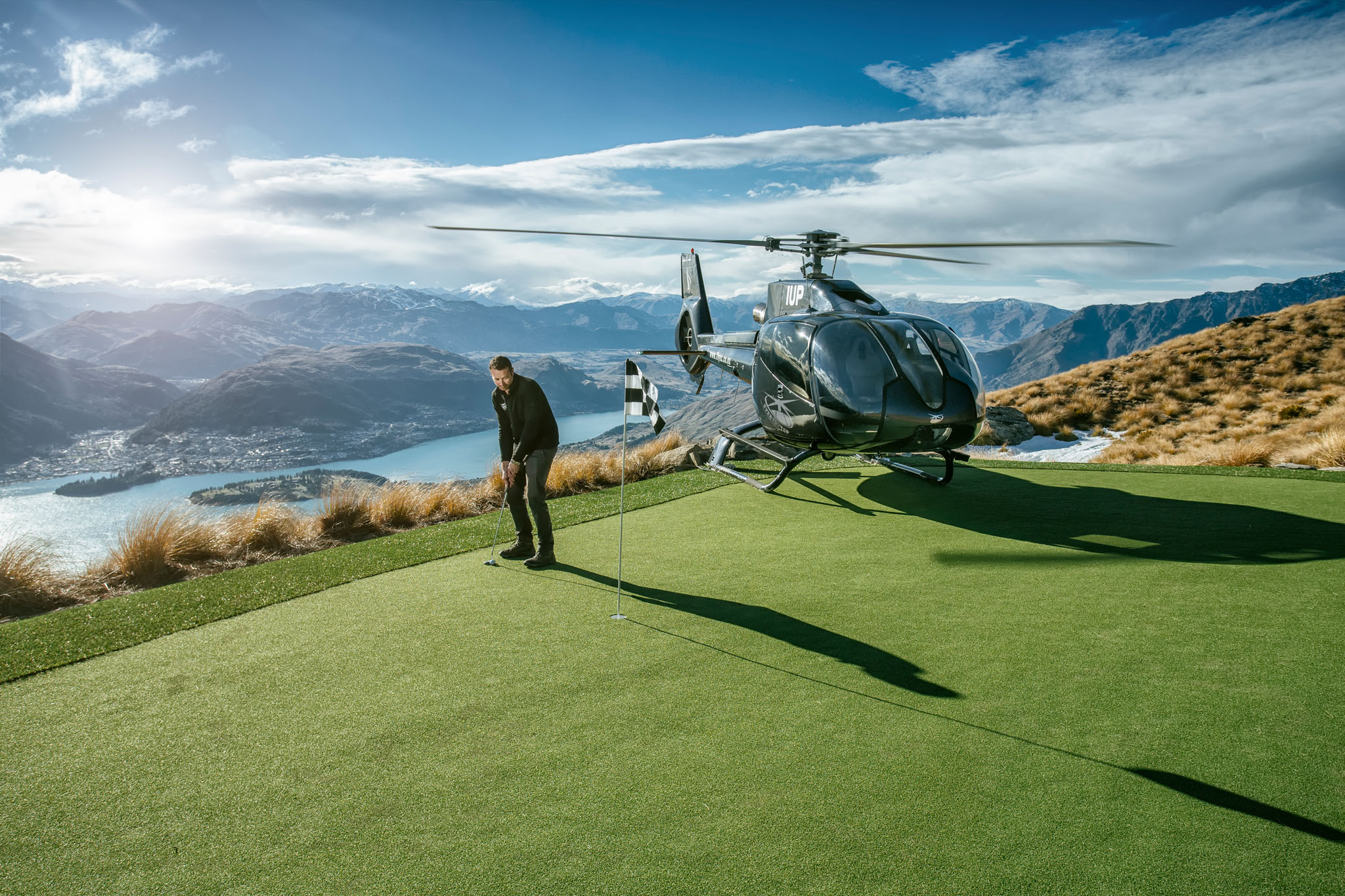 Aviation Photography of helicopters in Queenstown