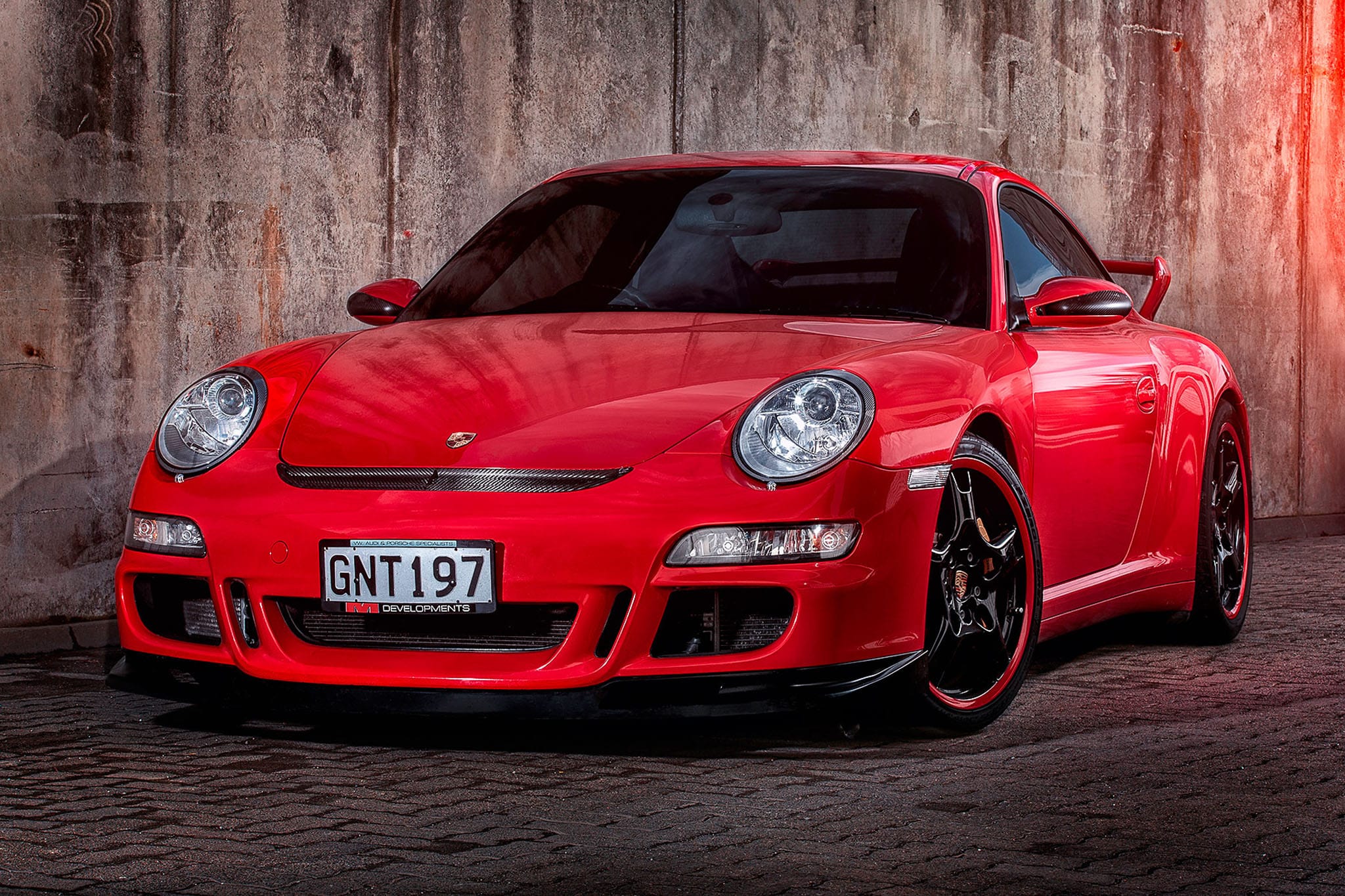 Car Photography in Queenstown, New Zealand Red Porsche 911 Queenstown