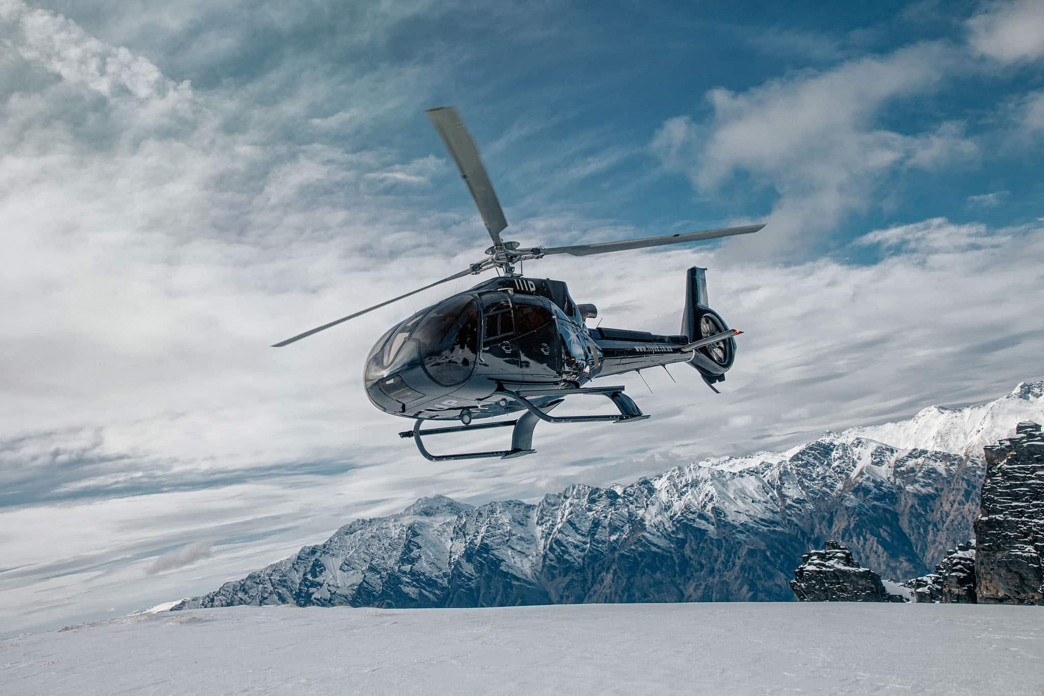 Aviation Photography of helicopters in Queenstown