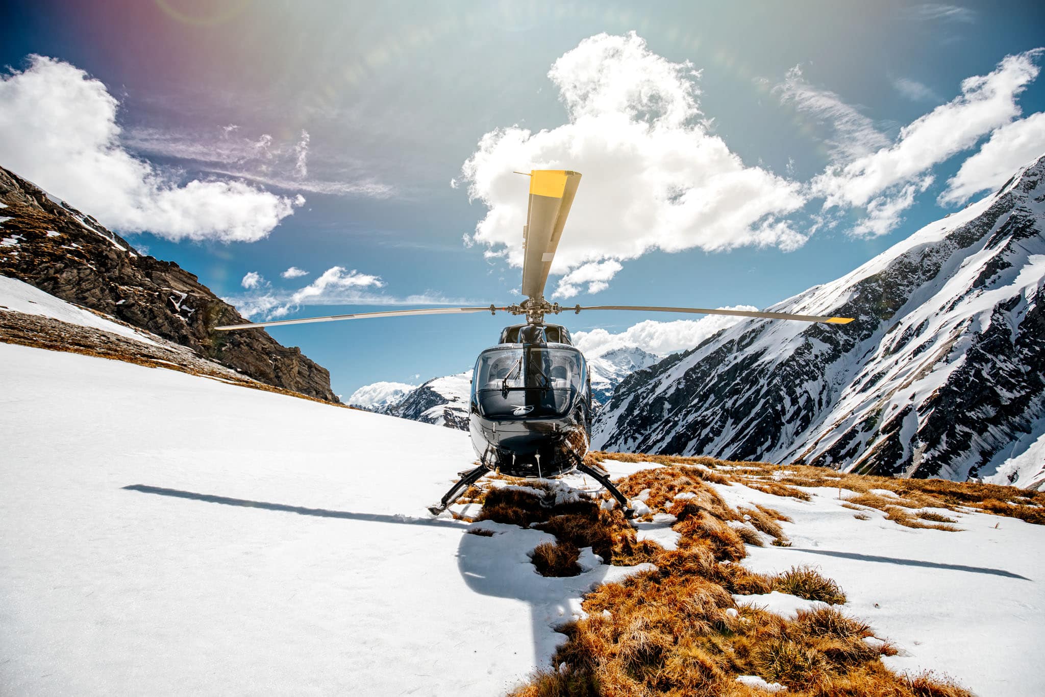 Aviation Photography of helicopters in Queenstown